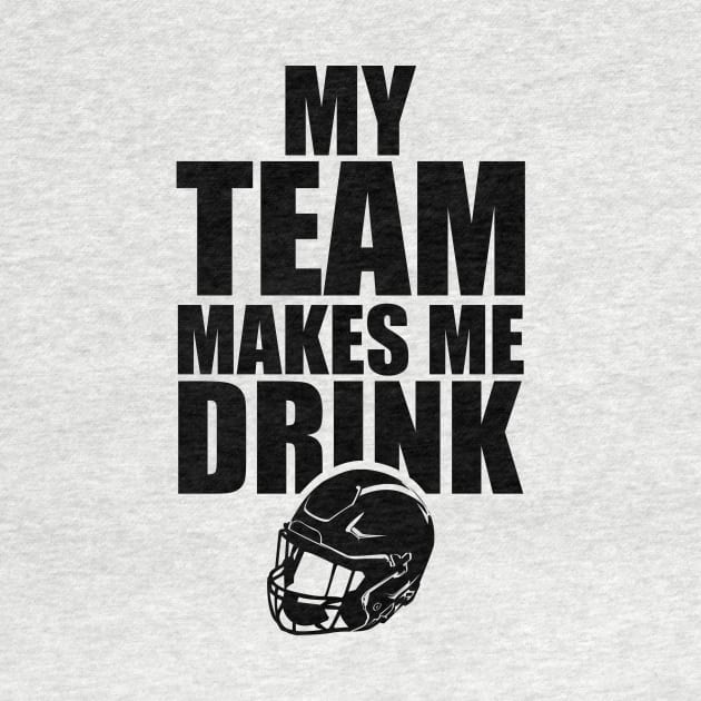 NFL Football Team Drink by SillyShirts